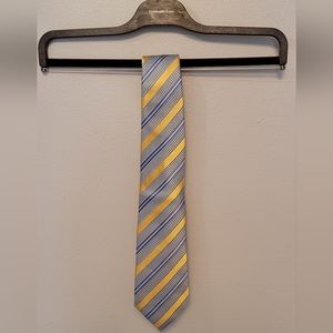 Zegna Blue and Yellow Striped Tie
